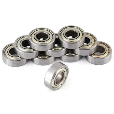 MAPLE ACE 698-ZZ Ball Bearing (10 Pack) – 8x19x6 Mm, Metal Shielded, ABEC3, Grease Lubricated