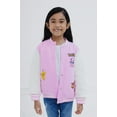 thumbnail image 3 of Pokemon Pikachu Jigglypuff French Terry Varsity Bomber Jacket Little Kid to Big Kid, 3 of 5