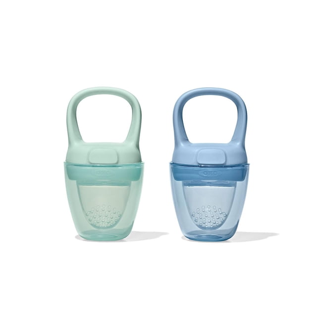 OXO Tot Alimentador de Silicona para Autoalimentación Pack de 2 - Ópalo y Crepúsculo