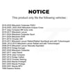 thumbnail image 2 of TOR Front Suspension Bar Link Pair for Car Mitsubishi Jeep RVR Outlander Lancer Patriot Dodge Chrysler Compass Eclipse Cross 200 Caliber Avenger Sebring PHEV Mazda Sport Protege Protege5 - KTR-100726, 2 of 2