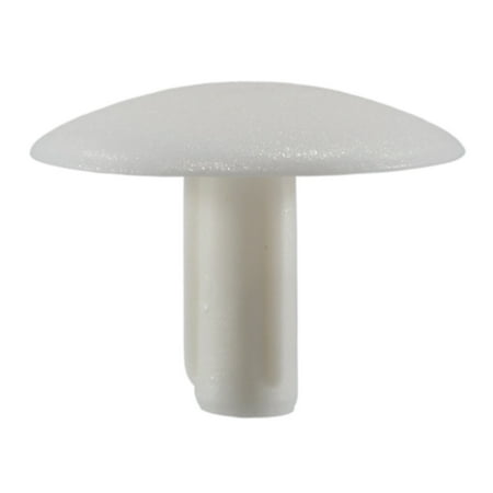 

7mm White Nylon Plastic Phillips Trim Caps (20 pcs.)
