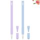 thumbnail image 3 of EeaseMX 2 accesorios de silicona con forma de cabeza de gato de dibujos animados, compatibles con Apple Pencil 2 (morado y azul cielo)., 3 of 8