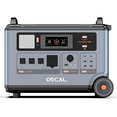 thumbnail image 3 of OSCAL PowerMax 3600 Solar Generator & Power Station, 3600Wh with 2x200W Solar Panels, 3000W AC (Peak 6000W), 4 Outlets, Fast 1.2H Charging, App Control for Home Backup, Camping, RV, 3 of 7