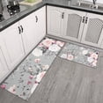 thumbnail image 2 of Pioneer Flower Floral Print Pattern Kitchen Rugs Sets Of 2,Anti Fatigue Kitchen Mat Rugs Non Slip Washable,Decorative Kitchen Floor Mats for Kitchen,Sink,Laundry,17"x30"+17"x47", 2 of 7