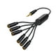 thumbnail image 2 of Cable extensor divisor de auriculares Fácil de usar Sin interferencias Resistente al desgaste 1 a 6, 2 of 9