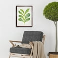 thumbnail image 2 of Royal Fern Leaf Modern Watercolour Botanical Art Print Framed Poster Wall Decor 12x16 inch, 2 of 5
