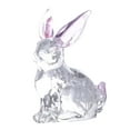 thumbnail image 2 of Figura de conejo de Pascua, estatua de conejito, arte artesanal, adorno, figura decorativa para Rosa, 2 of 9
