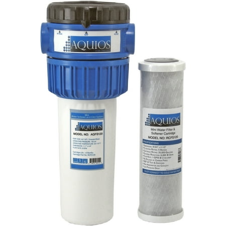 Aquios® AQFS120 Mini Salt Free Water Softener & Filter