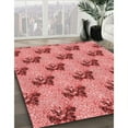 thumbnail image 2 of Ahgly Company Indoor Rectangle Patterned Light Coral Pink Area Rugs, 4' x 6', 2 of 6