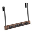 thumbnail image 2 of Luzkey Broom Holder Mop Hanger Multipurpose Tool Rack Wall Mount Wood Broom Mop Hanger for Kitchen Garden Laundry Bathroom Farmhouse, 2 of 8