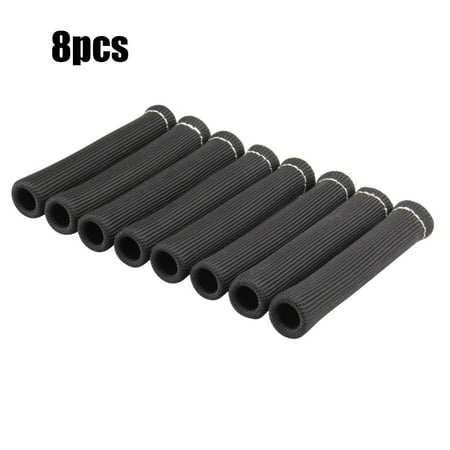8PCS 2500° Car Spark Plug Wire Boot Heat Shield Protector