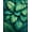 Green, Pattern 1, variant on ODIKA 4'x6' Machine Washable Non-Slip Area Rug, Exotic Foliage Velveteen Luxury Non Slip Bath High Traffic Rug, Green, 84059