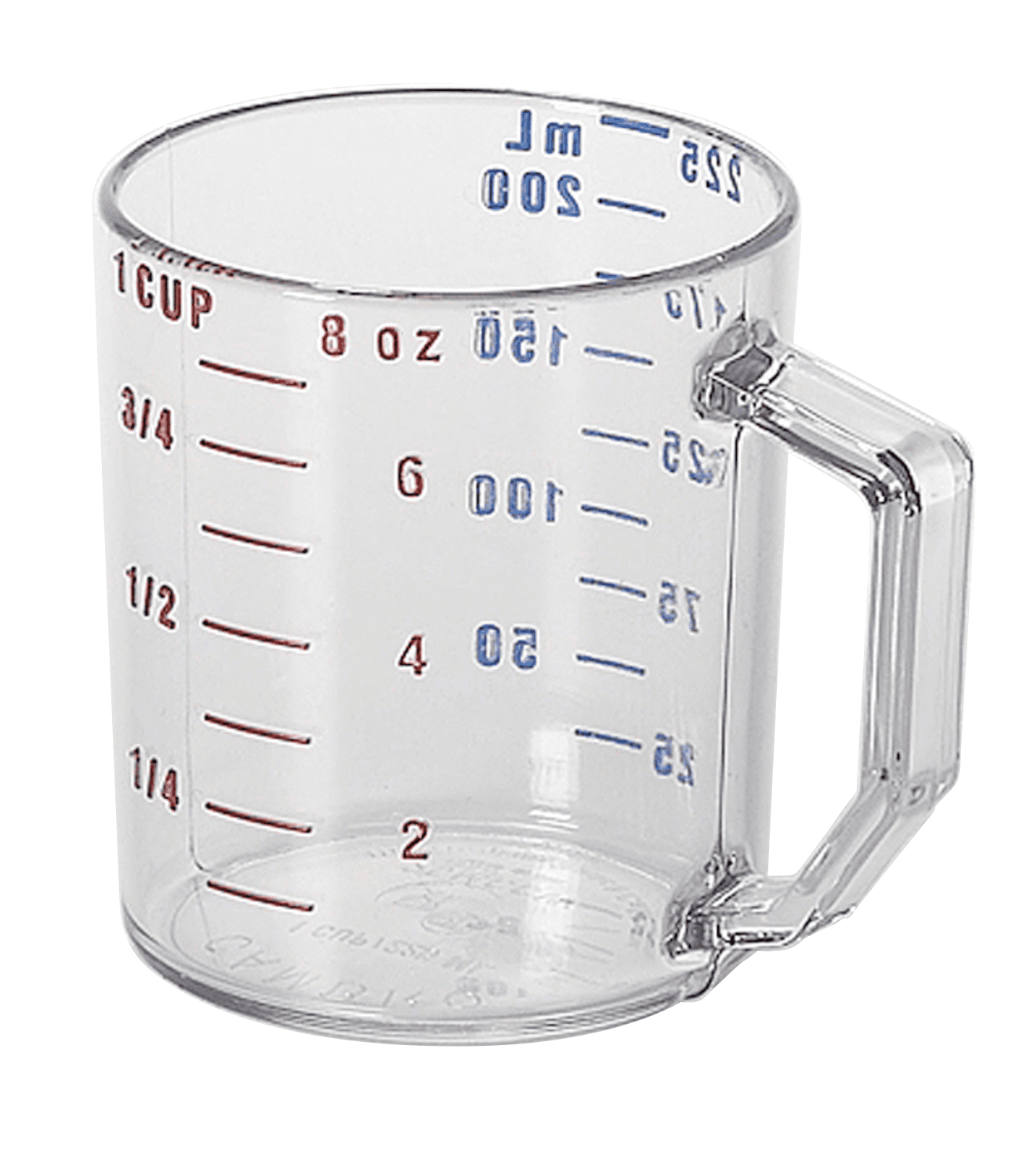 Clear Polycarbonate Cambro Graduated Measuring Cup 