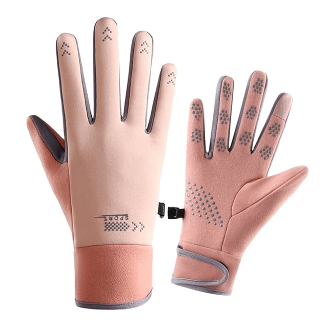 Gants Longs en Laine Tricotée pour Femmes Demi-Doigt Automne et Hiver Femmes Chauds Manche Froissée
