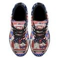 thumbnail image 2 of Happy 4th of July Patriotic Gnomes Truck Shoes Sneakers Black Size 10, 2 of 7
