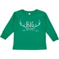 thumbnail image 3 of Inktastic Big Brother, Deer Antlers, Arrow - Blue Gray Boys Long Sleeve Toddler T-Shirt, 3 of 5