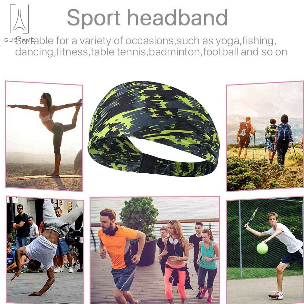 Wingbind Sports Headbands for Men and Women,Quick-Dry Sweatbands Hairband Hair Accessories Sweat Absorbing Moisture Wicking for Gym Running Crossfit Yoga bike Working Out 