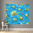 thumbnail image 2 of Balery Cute Car Cartoon Pattern Tapestry 60x51 Inches - Large Wall Hanging Tapestry for Bedroom, Living Room, Dorm Decor - Artistic and Aesthetic Room Decor, 2 of 9