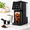 black, variant on black Single-Serve Hot & Iced Coffee Maker for K-pods, ground coffee, and tea