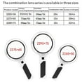 thumbnail image 3 of Handheld Magnifying Glass Loupe with LED Light Illuminated Magnifier Removable Optical Lens Magnifier 2265+50, 3 of 5