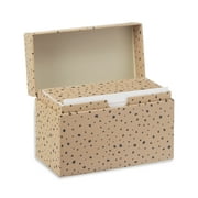 Pen+Gear Animal Print Index Card Box with 300 Ruled Index Cards