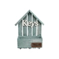 thumbnail image 2 of Staron Wall Mount Key Hooks, Key Organizer and Entryway Decor, Iron and Wood Key Hanger for Small Space Storage on Entry Wall, Green, 2 of 6