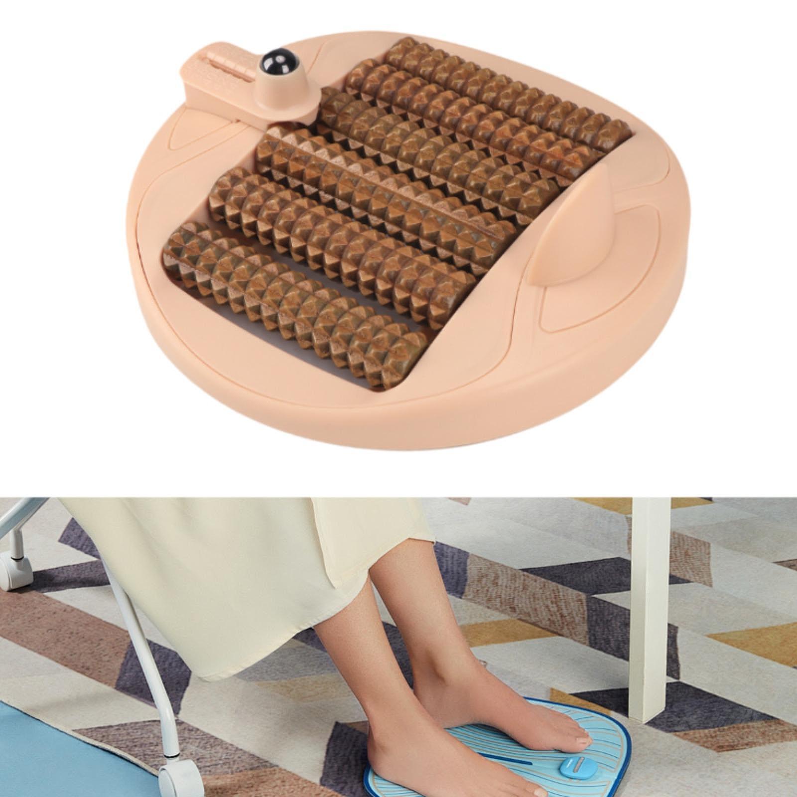Foot Roller Massager Acupressure Wooden Deep Tissue Stimulating Tool for Home Office Adults Use