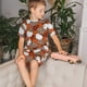 thumbnail image 4 of Balery Various Pumpkins Conjunto de Pijama Infantil de Manga Corta con Estampado – Ropa de Dormir de Algodón Suave-3X-Large, 4 of 6