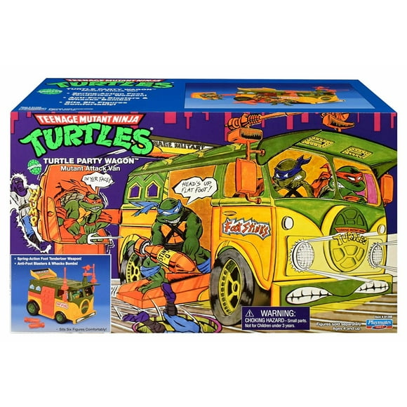 Teenage Mutant Ninja Turtles 6 Inch Vehicle Figure Box Set - Turtle Party Wagon