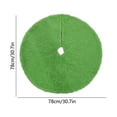 thumbnail image 4 of Cheapark Plush Christmas Tree Skirt - Round Non-Slip Rug, Merry Xmas Decor for Living Room & Bedroom, Soft Floor Carpet for Tree Bottom Ambiance, 4 of 6
