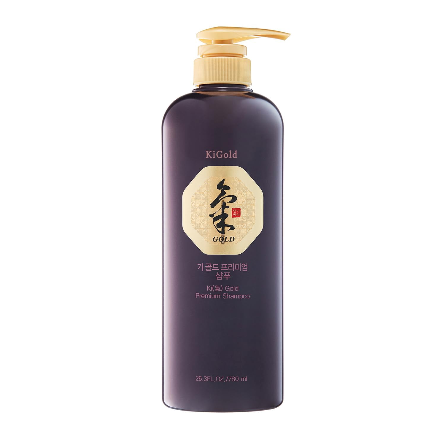 Daeng Gi Meo Ri- Ki Gold Premium Shampoo+Treatment Set, Effectively Moisture to Dry and Rough Hair, No Artificial Color, 780ml each