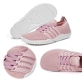 thumbnail image 4 of Zapatos Unisex Ancho Descalzo para Hombres Mujeres (37) Rosa, 4 of 9