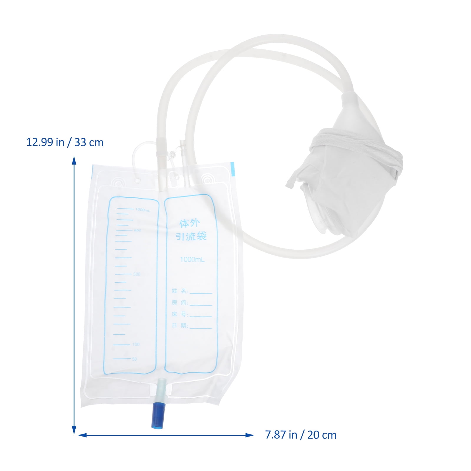 Men's Urine Collector Cateter Man Drain Bag Urinal The Male Elderly