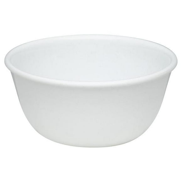 Corelle Winter Frost White 12 oz Glass Rice Bowl, 12oz White Round Rice Bowl