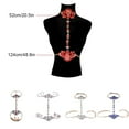 thumbnail image 4 of Guardurnaity Cadena de cuerpo de cristal flor que combina con todo collar de cintura decoración collares cómodos accesorios de mujer cumpleaños Ropa, zapatos y accesorios Miscelánea Azul, 4 of 6