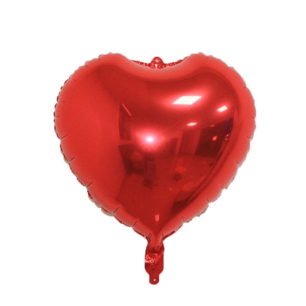 Globo de aluminio de 18 pulgadas con forma de corazón para bodas, San Valentín, Año Nuevo, decoración de bodas
