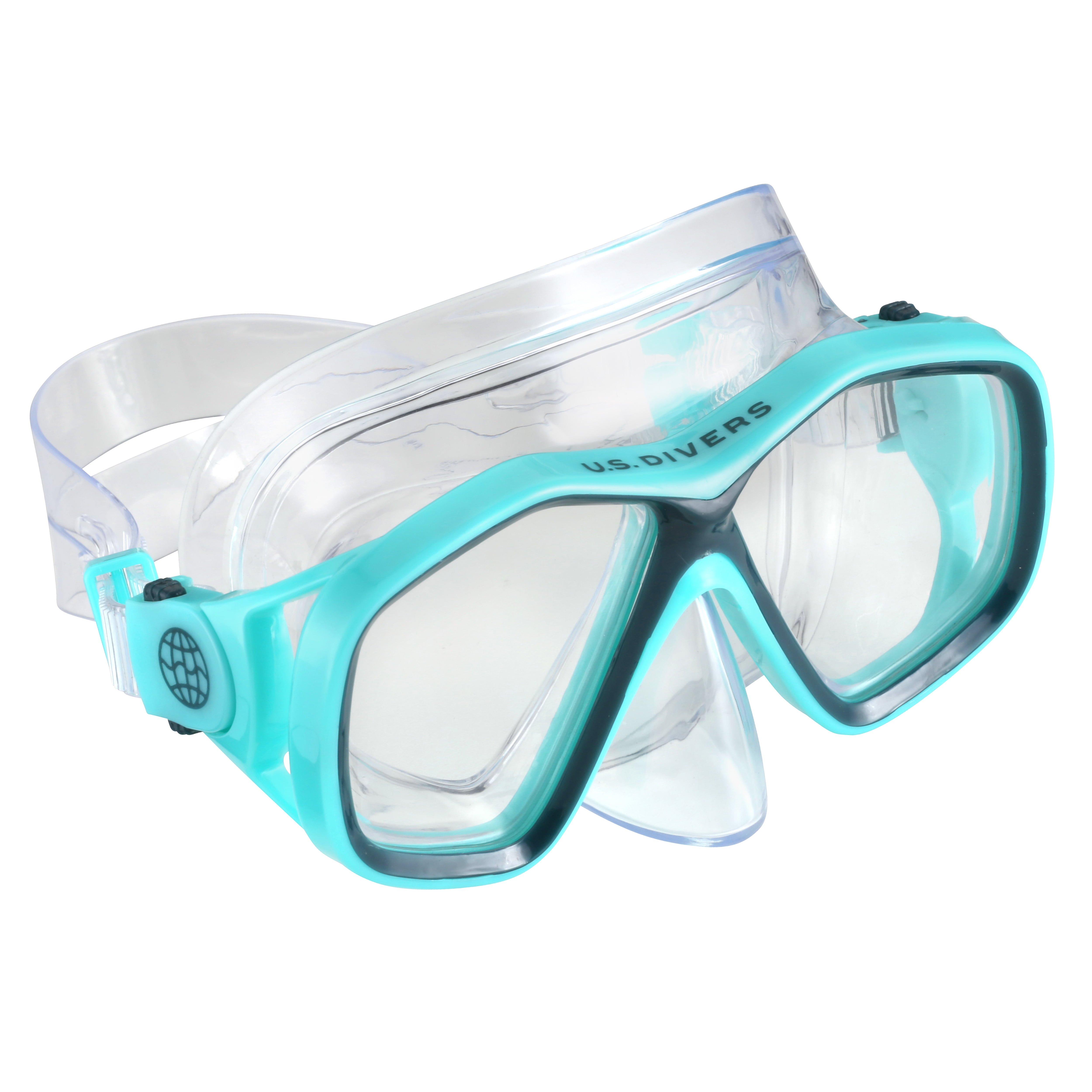 US Divers Standard Kids Youth Dive/Snorkel 60504 NIB 258620T Green & Pink Blue 