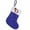 O, variant on Fwttom Christmas Stockings, Blue Wool Knit Christmas Stockings, Holiday Embroidered Letter Personalized Christmas Stockings for Xmas Tree Pendants, Home Mantel & Party Decor