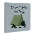 thumbnail image 4 of Stupell Industries Camping with Dog Animals Painting Wrapped Canvas Art Print Wall Art, 30 x 30, 4 of 8