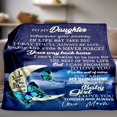 thumbnail image 2 of LHSHID Blanket for Daughter Gifts Birthday Gifts for Daughter Adult Daughter Gift from Mom Daughter Gifts Moon and Back Butterfly Daughter Blanket 40"x50", 2 of 6