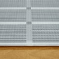 thumbnail image 6 of TOWN & COUNTRY BASICS Comfort Plus Windowpane Plaid Anti Fatigue Comfort Mat, Kitchen Mat, Standing Desk Mat, Dorm Room Rug, Non-Slip Backing, Dark Grey, 18"x39", 6 of 12