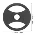 thumbnail image 2 of unbranded 3Ud Adaptador Para Plato Giratorio Vinilo 45 Compacto Color Negro De Plástico Resistente, 2 of 7