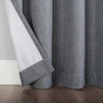 thumbnail image 3 of Sun Zero Enzi Herringbone Draft Shield Fleece Insulated 100% Blackout Grommet Curtain Panel, Adult, 3 of 5