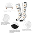 thumbnail image 6 of Lsque Puppy Printed Crew Socks Men's Women's LightWeight Thin Casual Calf Socks ,Knee High Socks,Cotton Socks, 6 of 9