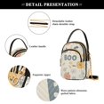 thumbnail image 4 of FORMRS Crossbody Bag for Women Quilted Travel Shoulder Cell Phone Purse with Chain Strap Handbag, Halloween Cute Pumpkins, 4 of 7
