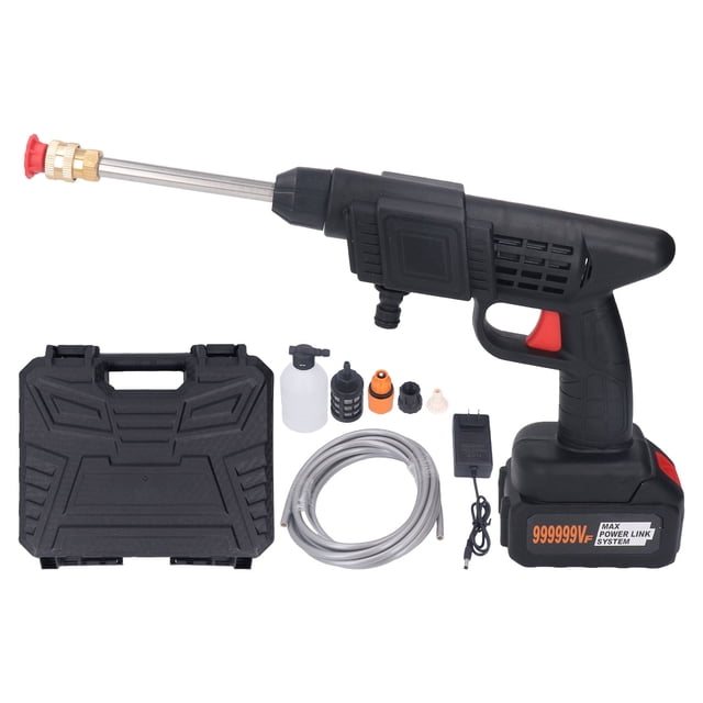 Nettoyeur Haute Pression Sans Fil Portable Pistolet à Eau Électrique pour Lavage de Voiture Prise US 100240V