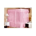thumbnail image 2 of Cama con dosel Mengersi para niñas y niños pequeños con cama doble, color rosa, 2 of 4