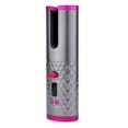 thumbnail image 3 of Rizador de pelo inalámbrico, rizador automático, giratorio automático plateado, 3 of 3