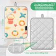 thumbnail image 6 of Yayeee Pot Holders Kitchen Heat Resistant with Pocket 7"x9.8" Cotton Oven Cooking Hot Pads, Beach Pattern, 6 of 7