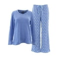 thumbnail image 6 of Donna L'oren Women's Fleece Pajamas Set Giftable Coral or Micro Fleece Warm Plus, 6 of 48